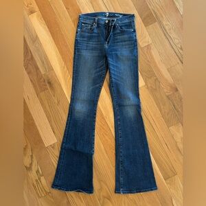 7 for all mankind- high waisted ali, size 27.